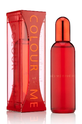 Picture of Colour Me Red by Milton-Lloyd - Perfume for Women - Chypre Floral Scent - Opens with Freesia, Peony, and Bergamot - Blended with Jasmine - For Extraordinary, Elegant Ladies 100ml