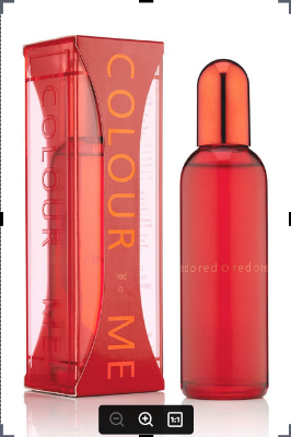 Picture of Colour Me Red by Milton-Lloyd - Perfume for Women - Chypre Floral Scent - Opens with Freesia, Peony, and Bergamot - Blended with Jasmine - For Extraordinary, Elegant Ladies 100ml