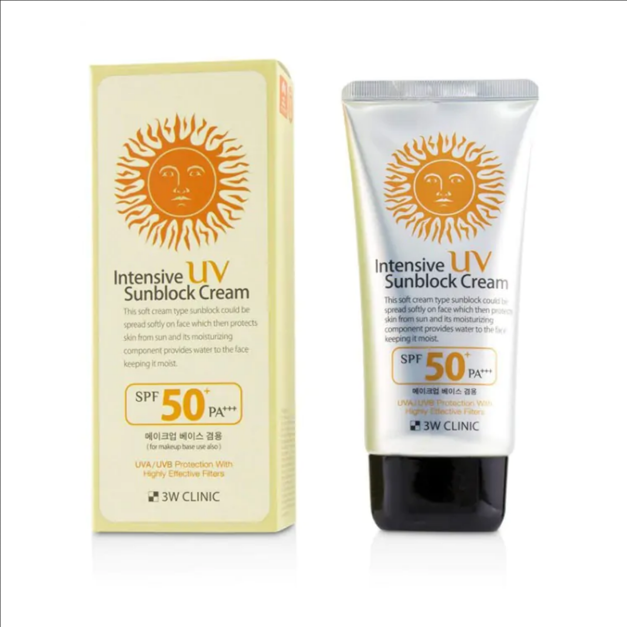 Picture of 3W Clinic Intensive UV Sunblock Cream SPF 50+PA+++