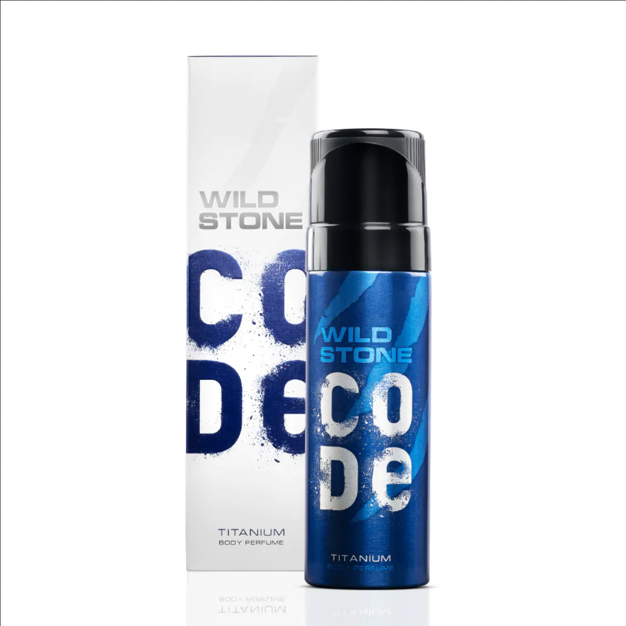 Picture of Wild Stone - Code Titanium No Gas Body Perfume For Men, Long Lasting Intense Fragrance - 120ml