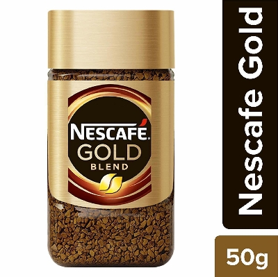 Picture of Nescafe Gold Blend Rich and Smooth Instant Coffee, Glass Jar - 50g