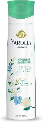 Picture of Yardley London Imperial Jasmine Body Spray For Women, Floral Scent With Jasmine and Orange Blossom Fragrance, 150ml