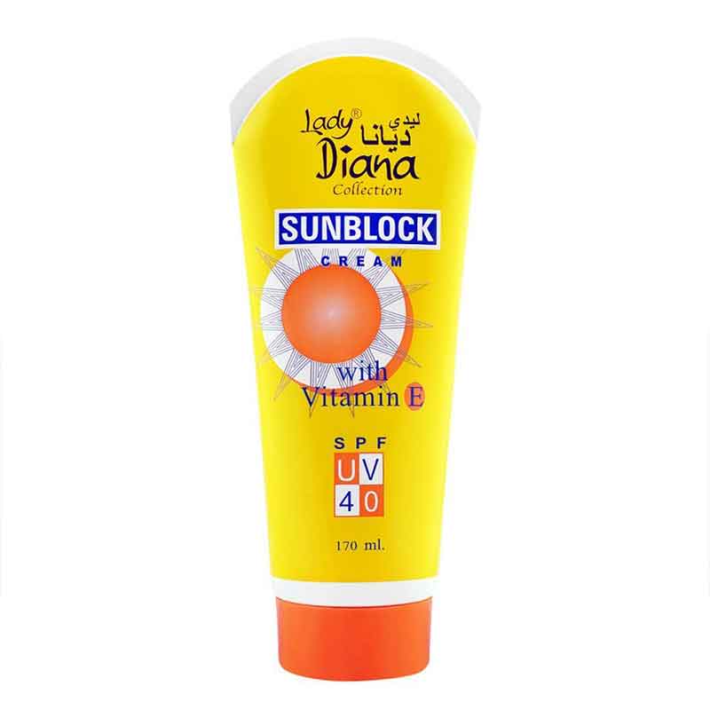 Picture of Lady Diana Collection Sunblock Cream SPF40 with Vitamin E - 170ml