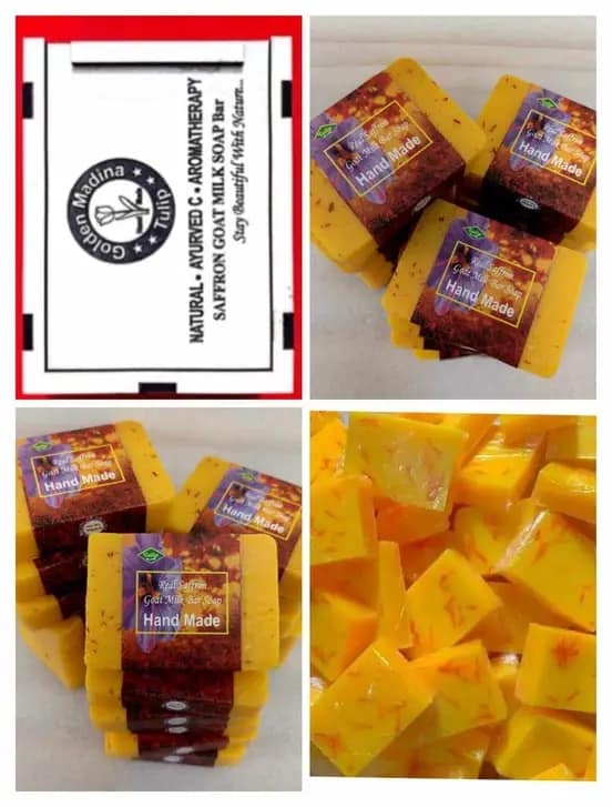 Picture of Premium Saffron Goat Milk Soap 100g