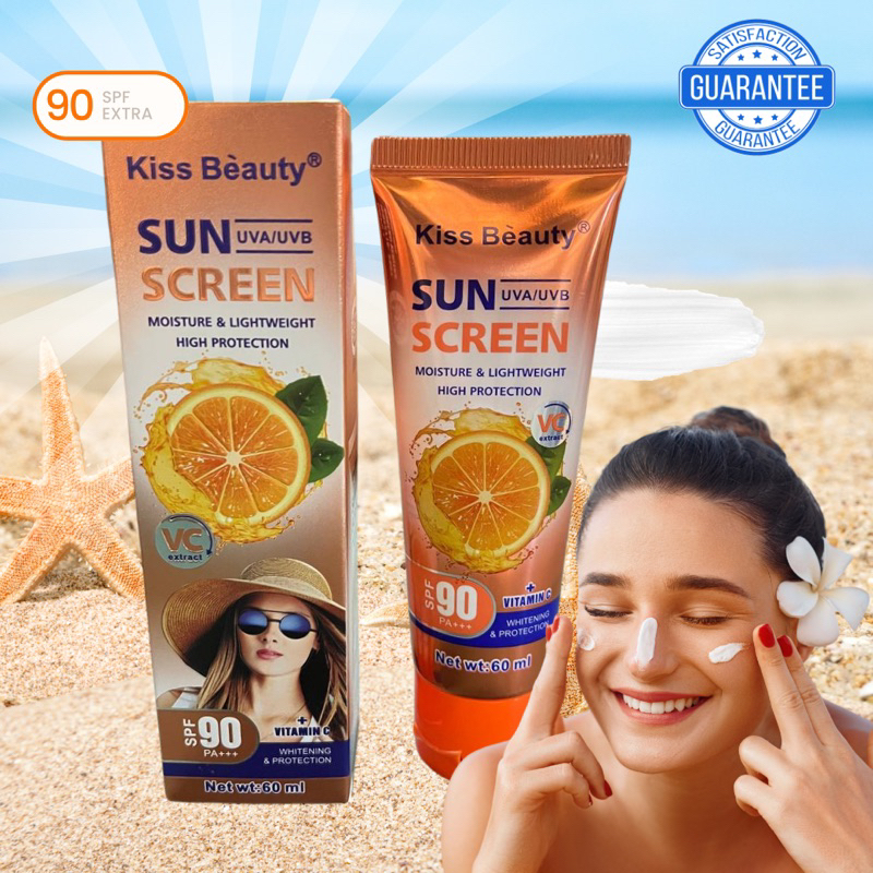 Picture of Kiss Beauty Sun Screen Spf 90 PA+++ 60ml