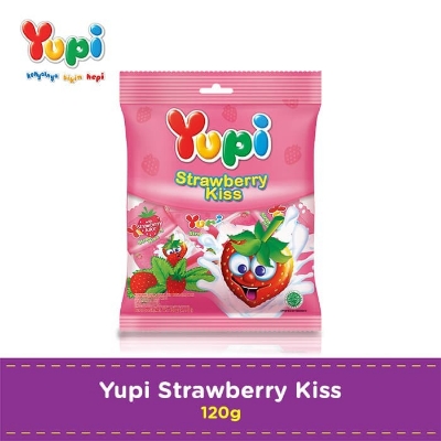 Picture of YUPI STRAWBERRY KISS 120g
