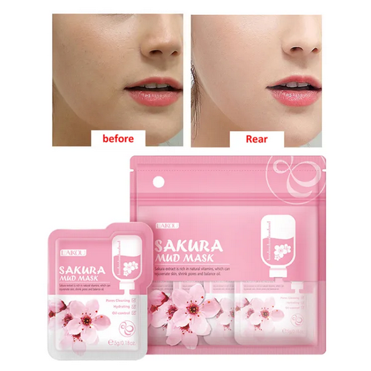 Picture of Japan Sakura Mud Mask - 5g [12 PCS Set]