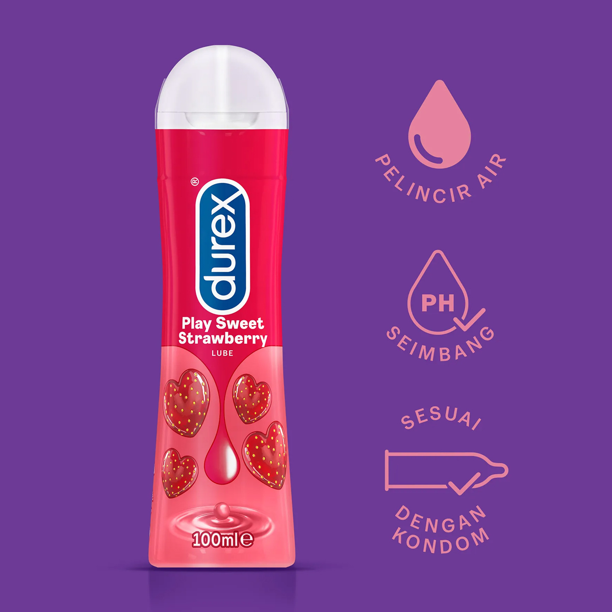 Picture of Play SWEET STRAWBERRY LUBE 100ml
