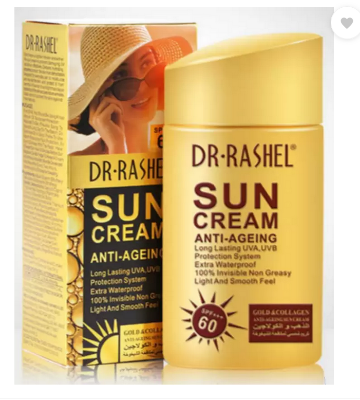 Picture of Dr. Rashel Sunscreen - SPF 60 SUN CREAM ANTI AGENING LONG LASTING  (80 g)
