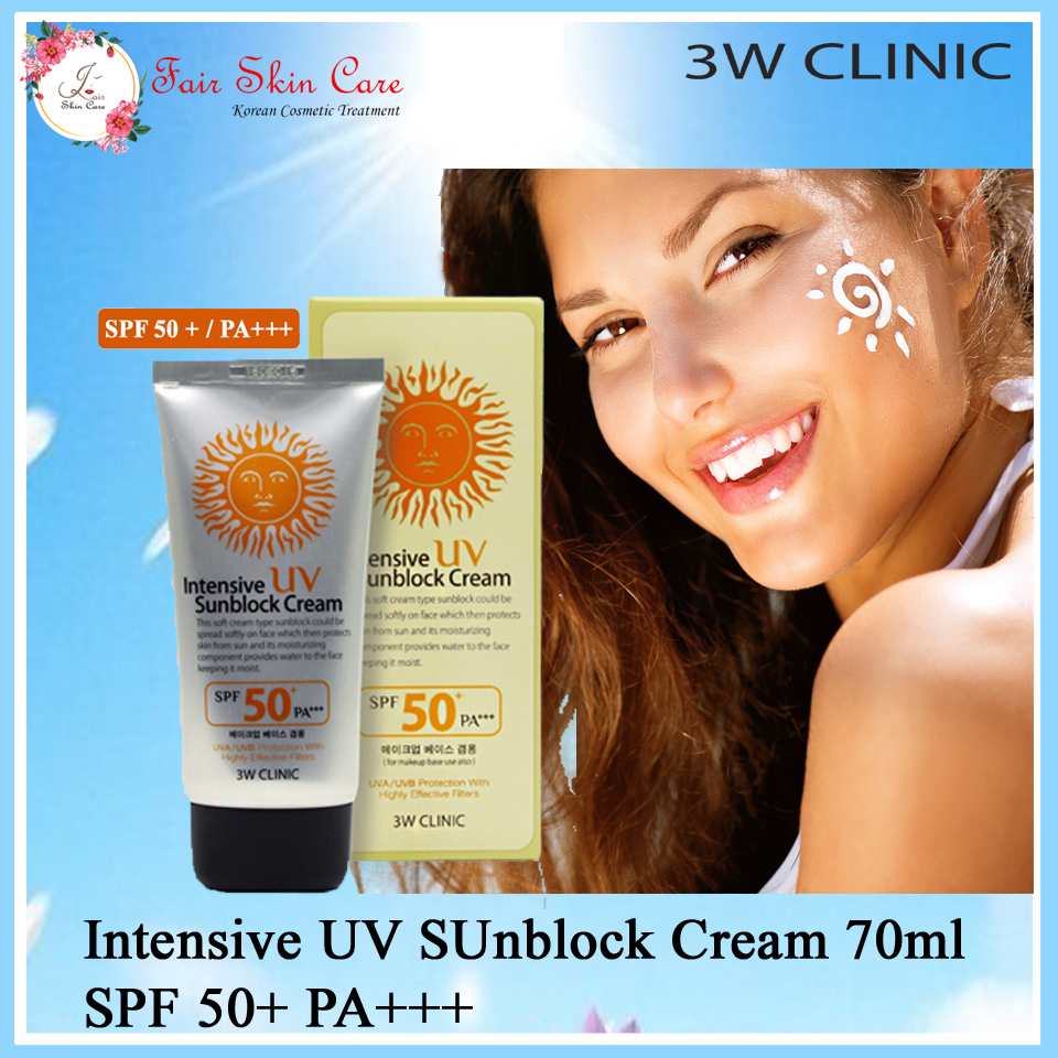 Picture of 3W-Clinic-Intensive-UV-Sunblock-Cream-70ml
