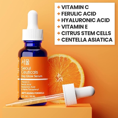 Picture of Seoul Ceuticals Korean Skin Care - Vitamin C Hyaluronic Acid Serum 30ml