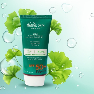 Picture of Nature Skin Cica Calming Tone Up Sun Cream SPF50+ PA+++ 72ml