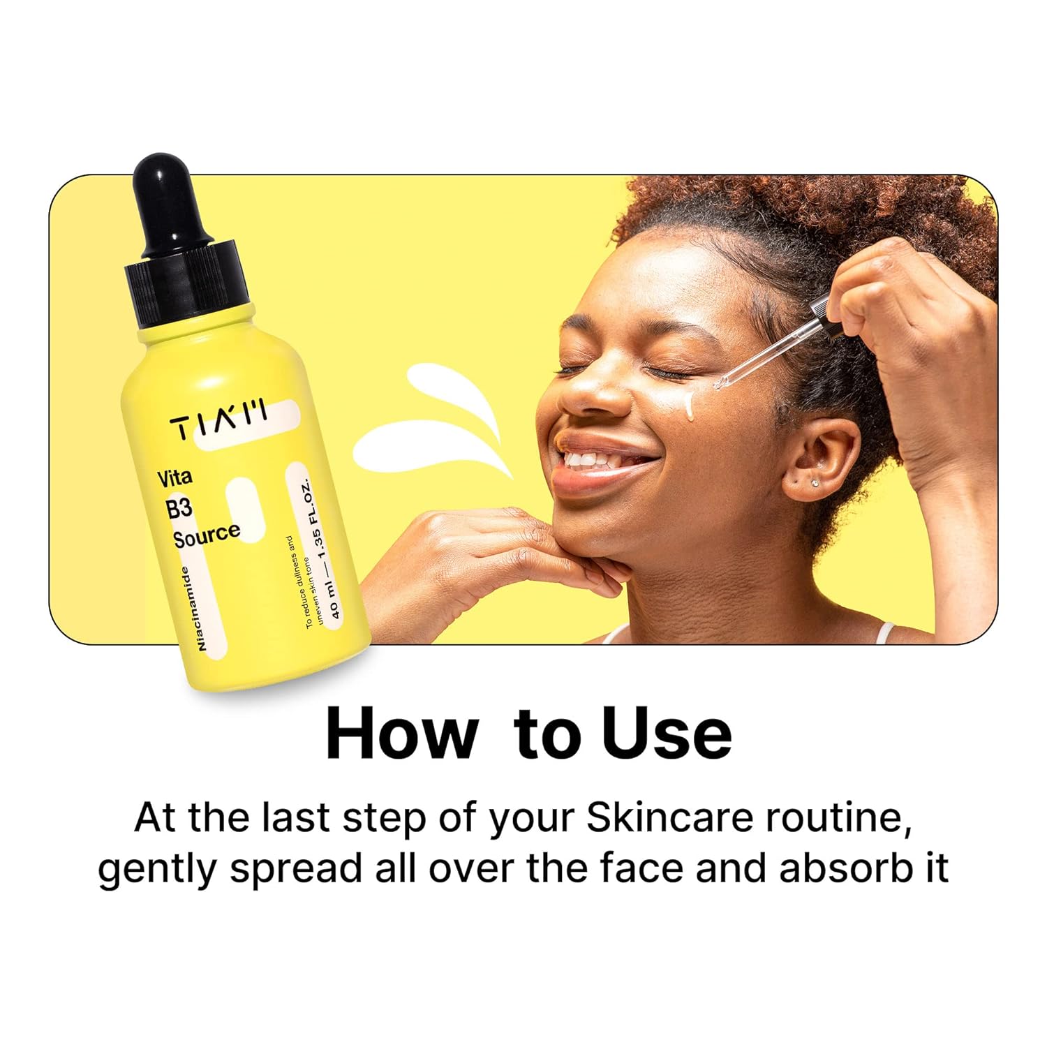 Picture of TIAM Vita B3 Source, 10% Niacinamide Serum, 2% Arbutin, Hyperpigmentation, Dark Spot Treatment, 40ml