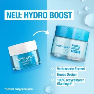 Picture of Hydro Boost Aqua Gel Moisturizing Face Cream with Hyaluronic Acid, Amino Acids and Electrolytes 50ml