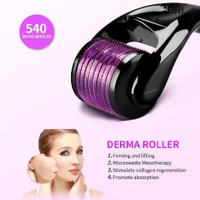 Picture of Derma Skin Roller 540 needles  Titanium Alloy