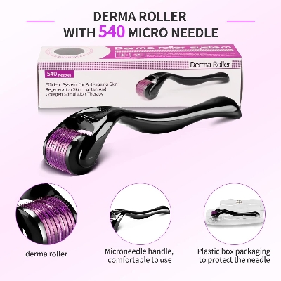 Picture of Derma Skin Roller 540 needles  Titanium Alloy