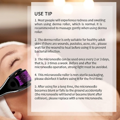 Picture of Derma Skin Roller 540 needles  Titanium Alloy