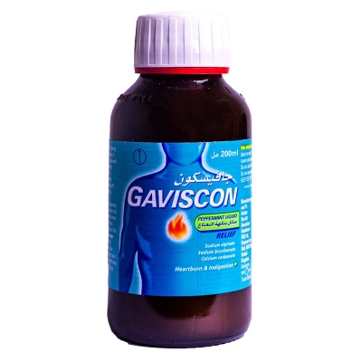 Picture of Gaviscon Peppermint Liquid syrups 200ml