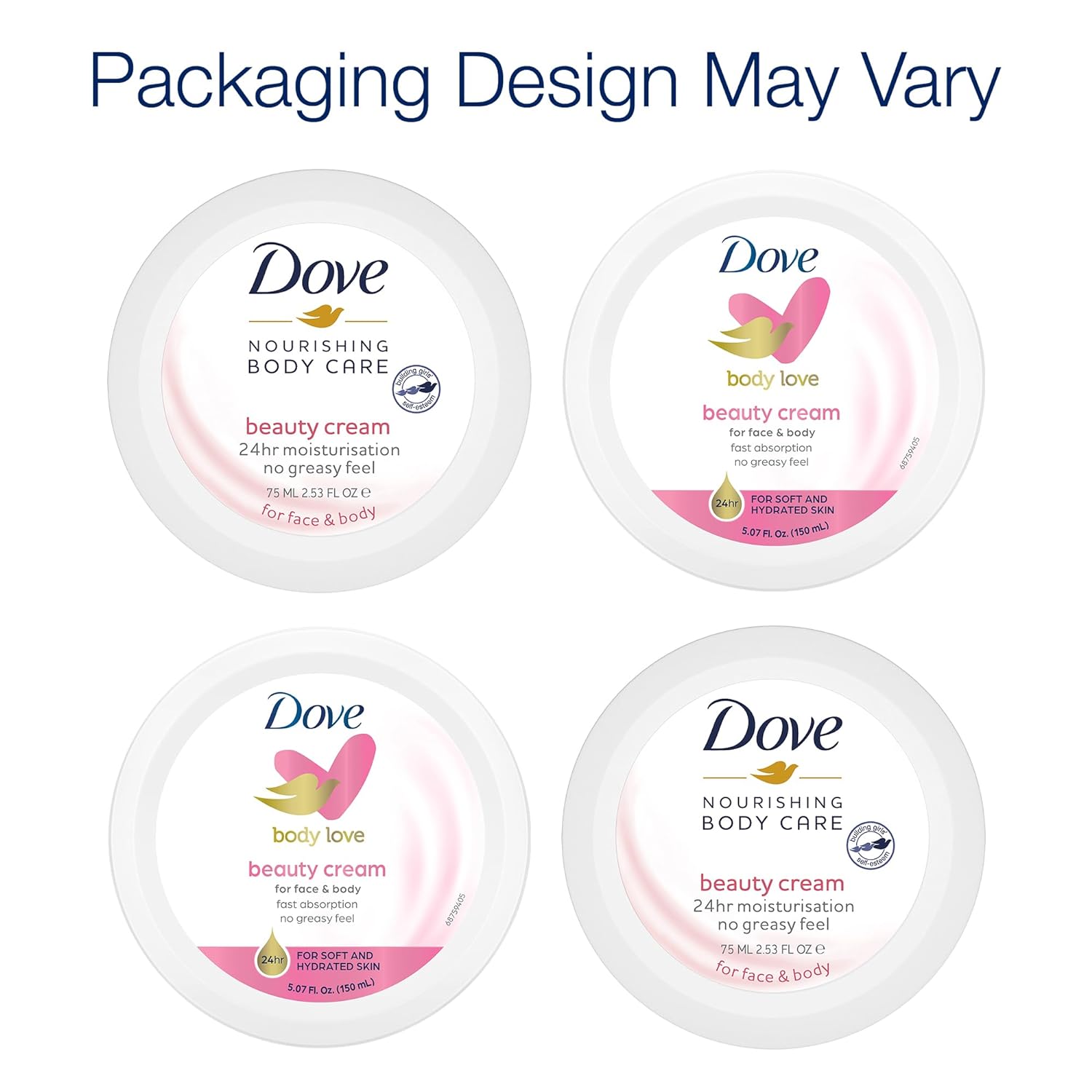 Picture of Internatioal Products Body Love Beauty Cream, Lightweight, Fast-Absorbing Face and Body Cream for Normal to Dry Skin, 24-Hour Moisture, Luxuriously Scented Face Cream, Hand & Body Lotion 75ml