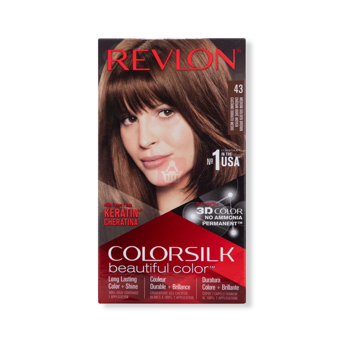Picture of Colorsilk Ammonia Free 43 Medium Golden Brown