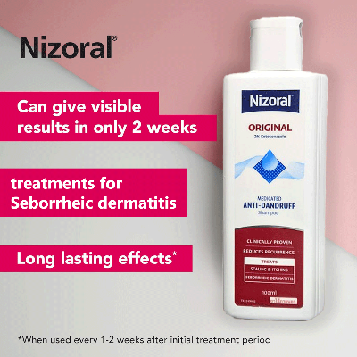 Picture of Nizoral Original 2% Ketoconazole  Anti Dandruff Shampoo 50ml