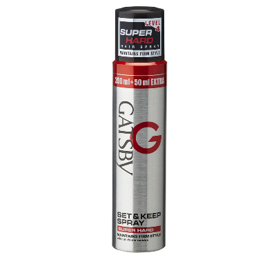 Picture of Gatsby Super Hard Set & Keep Styling Hair Spray 250ml