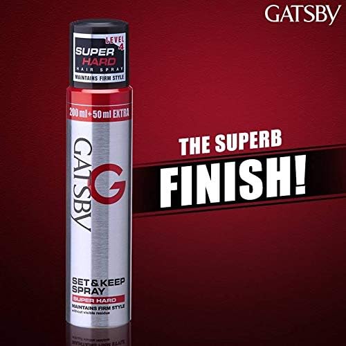 Picture of Gatsby Super Hard Set & Keep Styling Hair Spray 250ml