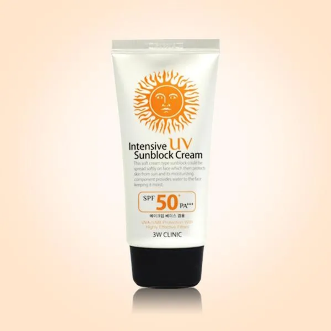 Picture of 3W Clinic Intensive UV Sunblock Cream SPF50 PA+++ 70ml