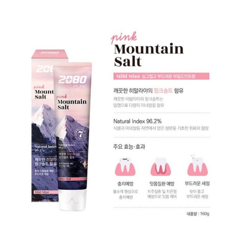 Picture of 2080 Pure Mountain Salt Himalayan Toothpaste 120g Mild Mint