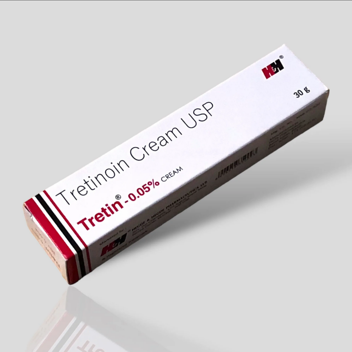 Picture of Tretin 0.05% Cream for treatment of acne a common skin condition that occurs-30gm