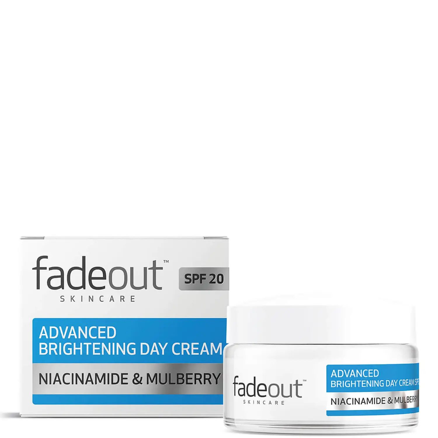 Picture of Fade Out Advanced Whitening Day Cream-Spf20-Niacinamide & Mulberry-Brighten And Correct Uneven Skin Tone-Rapid Hydration And Spf Protection-Gentle Exfoliation-Light Texture-All Skin Types-50Ml