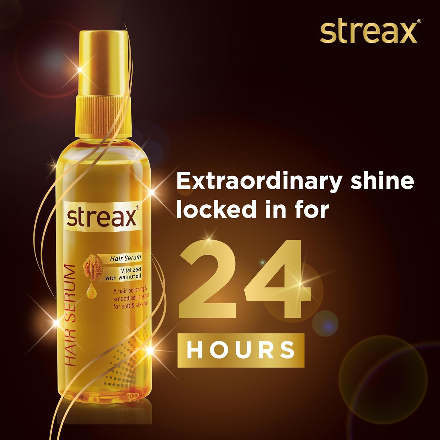 Picture of Hair Serum Enriched with Walnut Oil Gives Frizz-free Satin Smooth Hair 90 ML