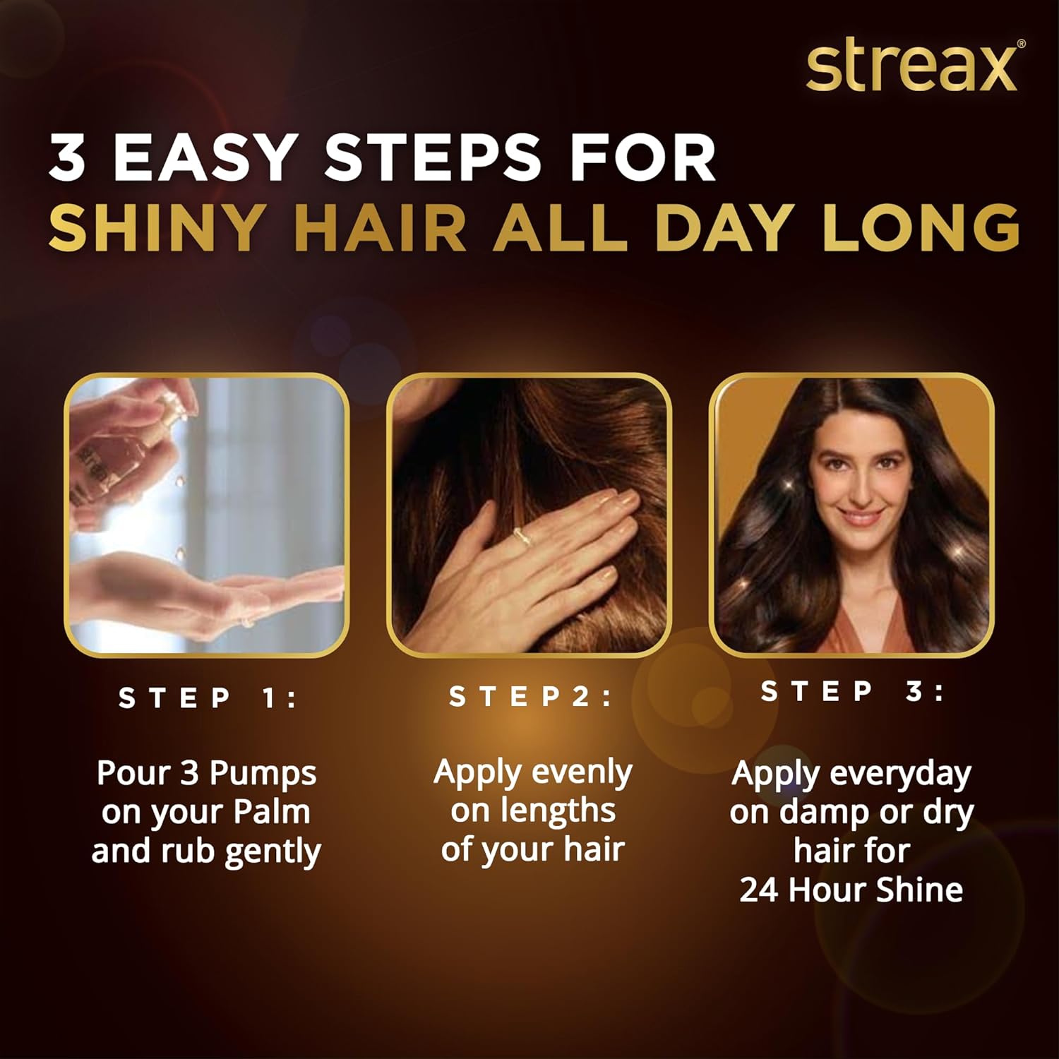 Picture of Hair Serum Enriched with Walnut Oil Gives Frizz-free Satin Smooth Hair 90 ML