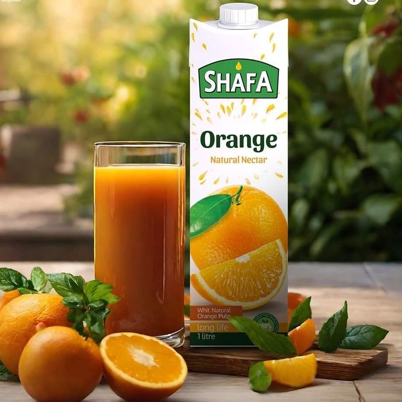 Picture of Shafa Natural Apple/Orange/Peach Nectar Juice 1L-pamir cola