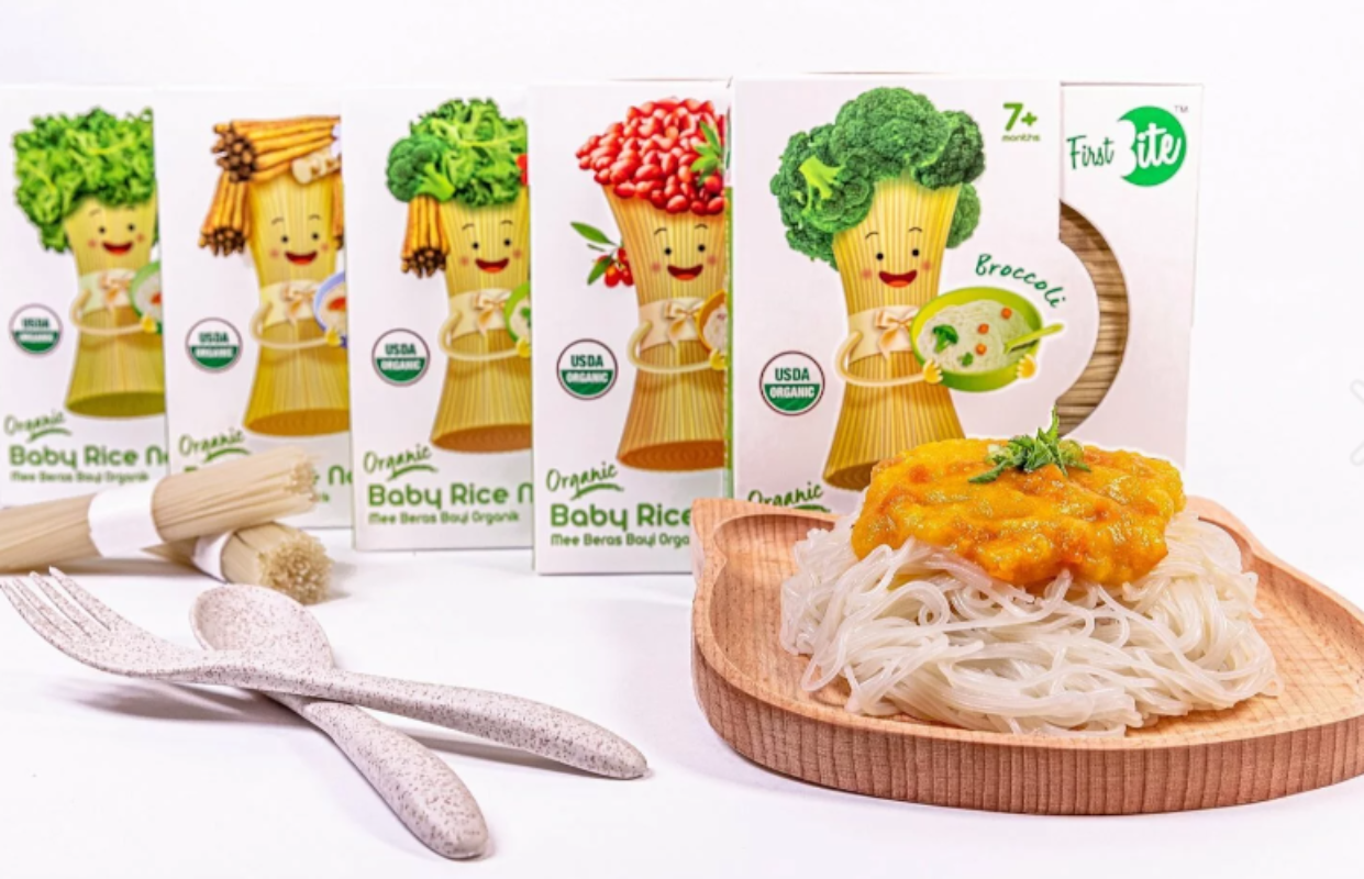 Picture of First Bite Organic Baby Rice Noodle (Gluten Free) 180gm