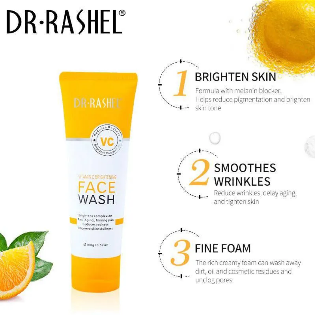 Picture of DR Rashel Vitamin C  Face Wash 100ml