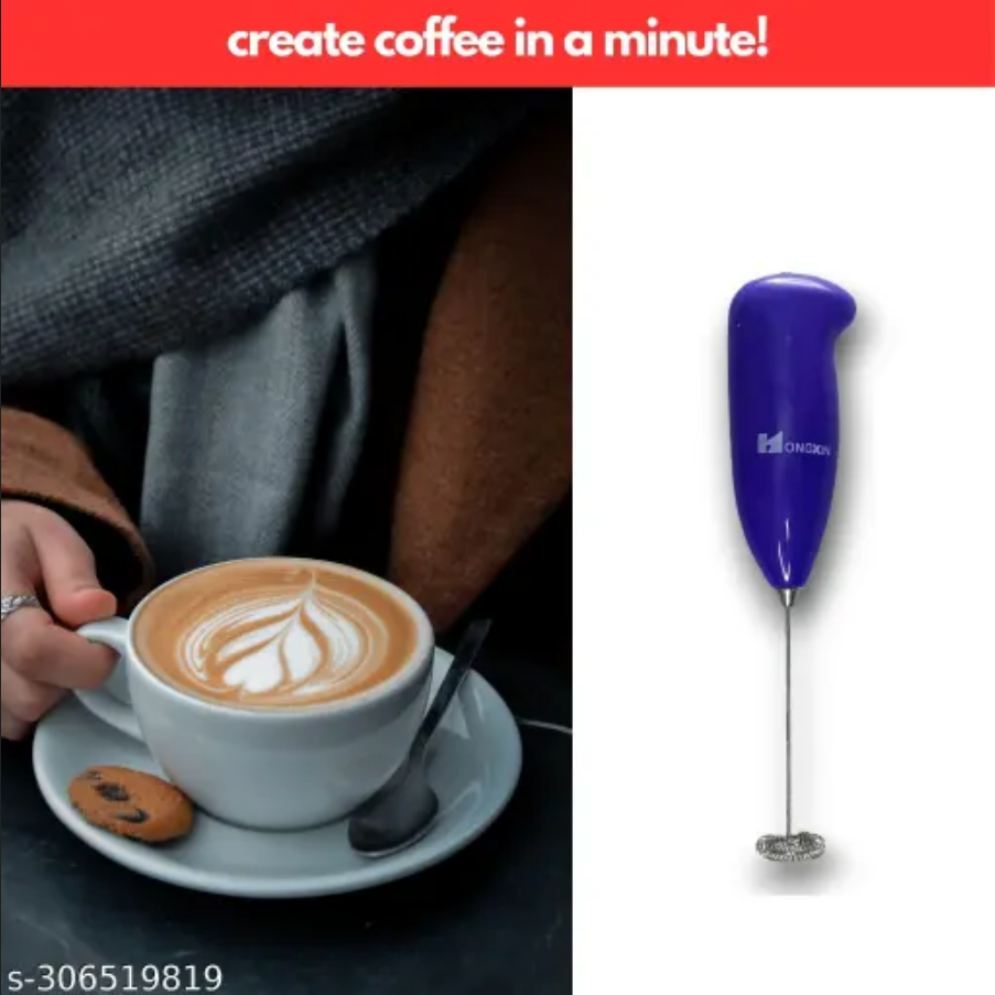 Picture of HONGXIN Battery Operated Coffee Beater and Milk Foamer for Home Use