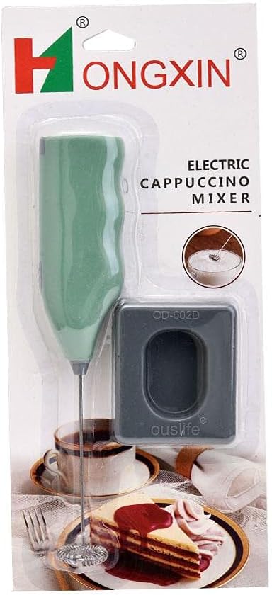 Picture of HONGXIN Portable Electric Stainless Steel Cappuccino Mixer Milk Foam Maker Whisk Coffee Eggs Chocolate