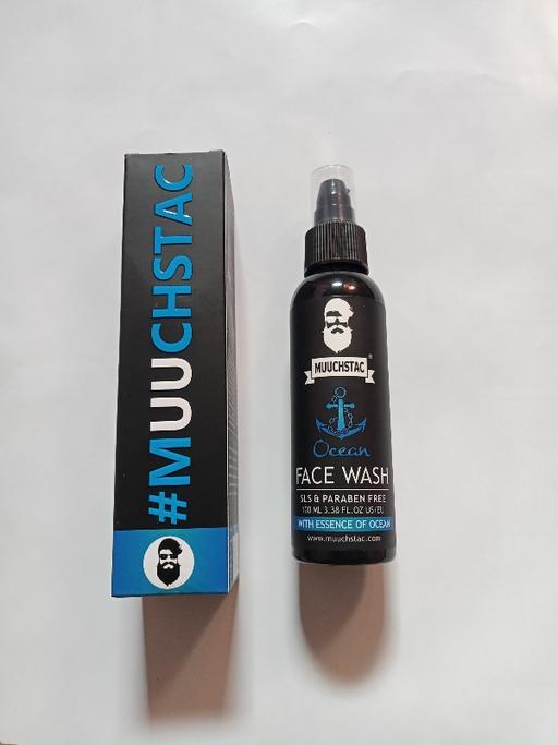 Picture of Muuchstac Ocean Face Wash for Men | Fight Acne & Pimples, Brighten Skin, Clears Dirt, Oil Control, Refreshing Feel - Multi-Action Formula | 100 ml