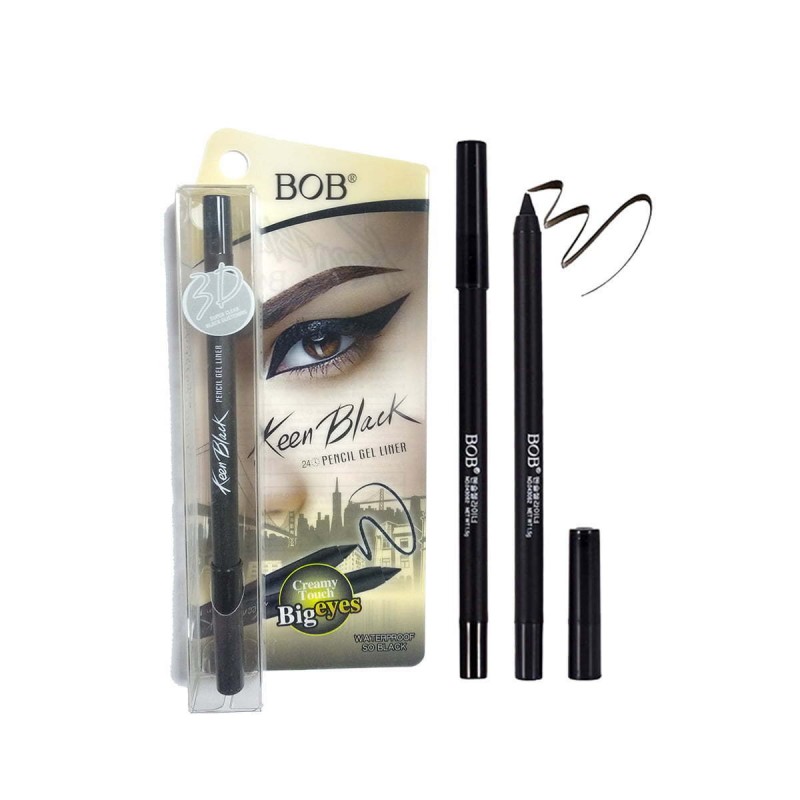 Picture of BOB Keen Black Pencil Gel Liner Kajal