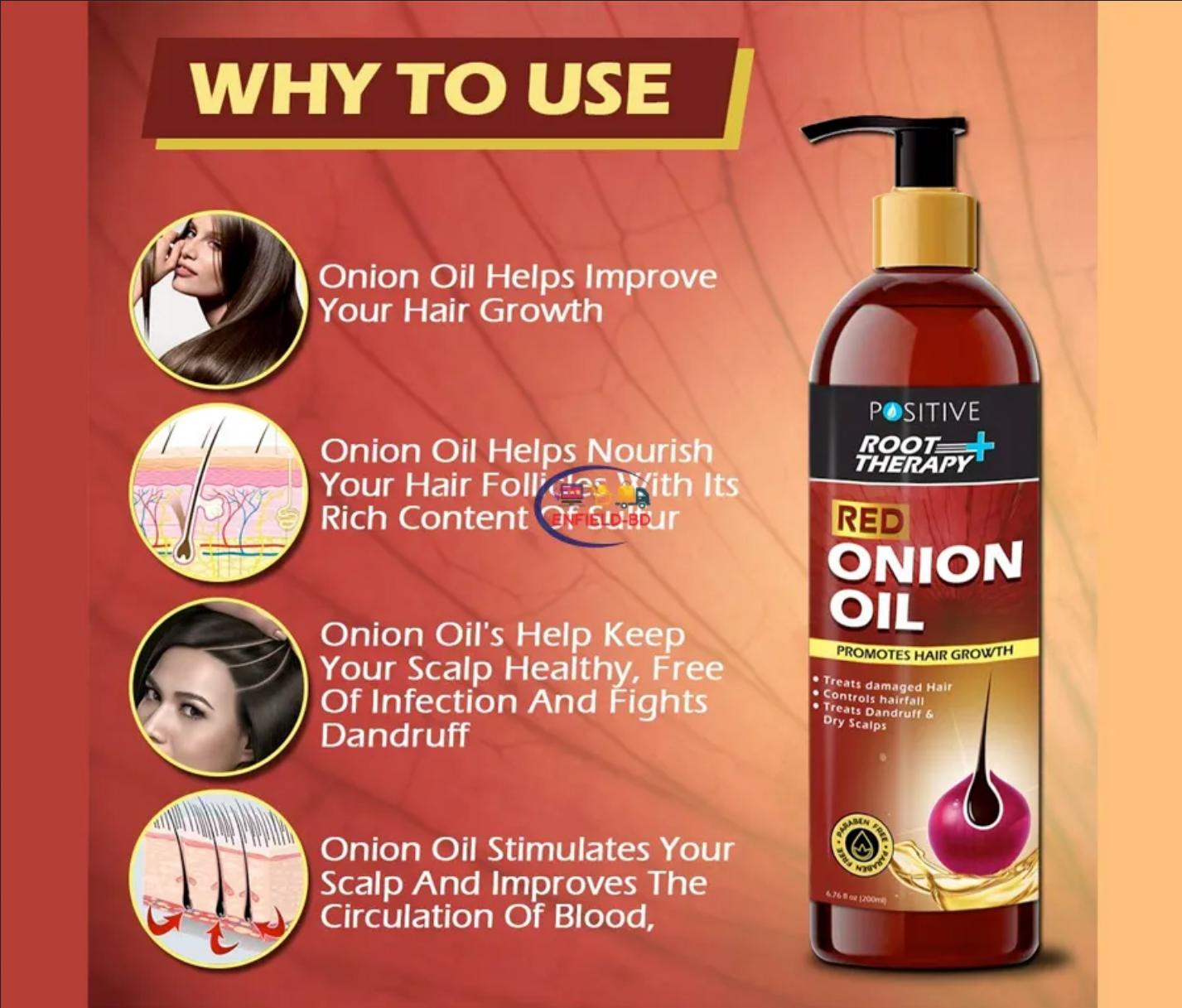 Picture of Positive Root Therapy Onion Oil Advanced 200ml