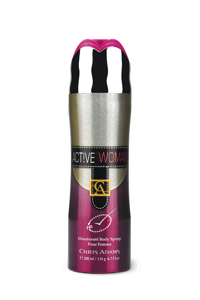 Picture of Chris Adams Active Woman Deodorant Body Spray for Women 200ml