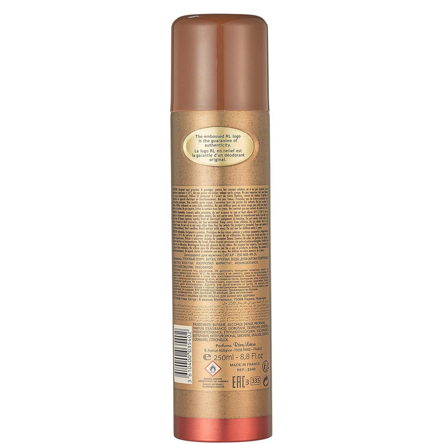 Picture of Parour Men's Cigar Deodorant Spray,250ml