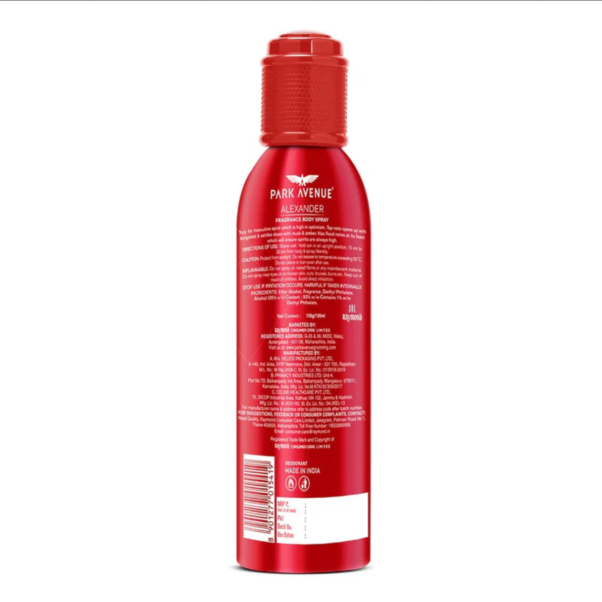 Picture of Park Avenue Alexander Body Spray 130ml