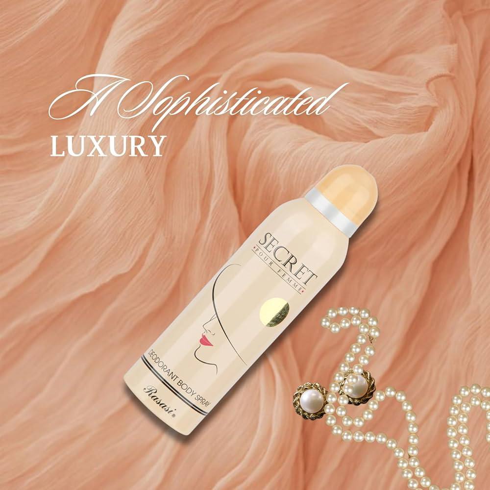 Picture of Rasasi Secret Deodorant Body Spray For Women (200ml)