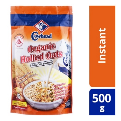 Picture of Cowhead Baby Oats Instant Organic Rolled Oats 500gm