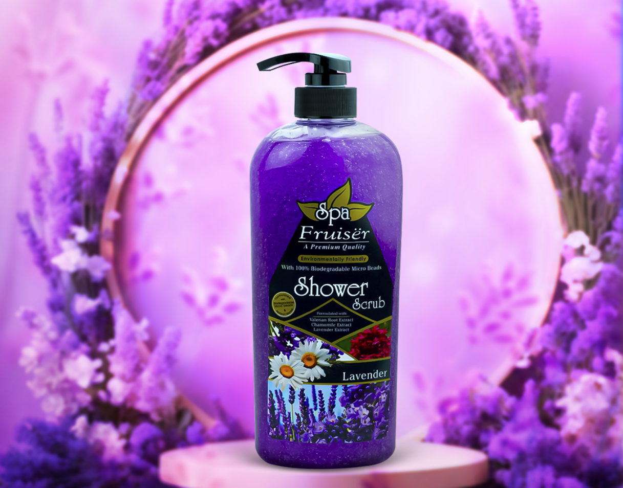 Picture of Fruiser Shower Scrub Lavender (730ml)