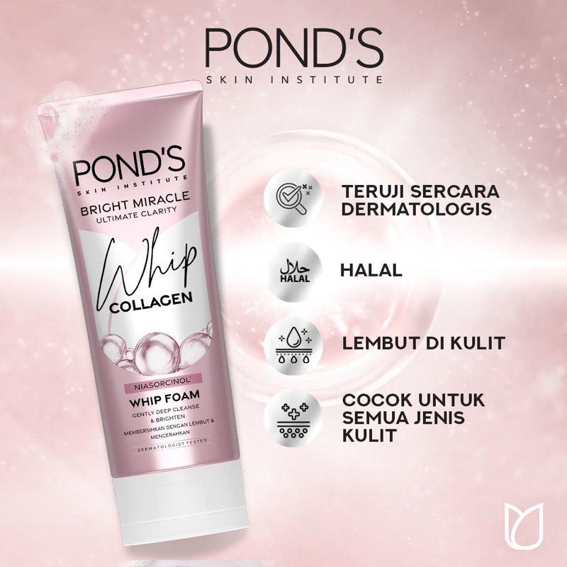 Picture of Ponds Bright Miracle Ultimate Clarity Whip Collagen Whip Foam 100ML