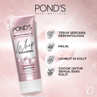 Picture of Ponds Bright Miracle Ultimate Clarity Whip Collagen Whip Foam 100ML