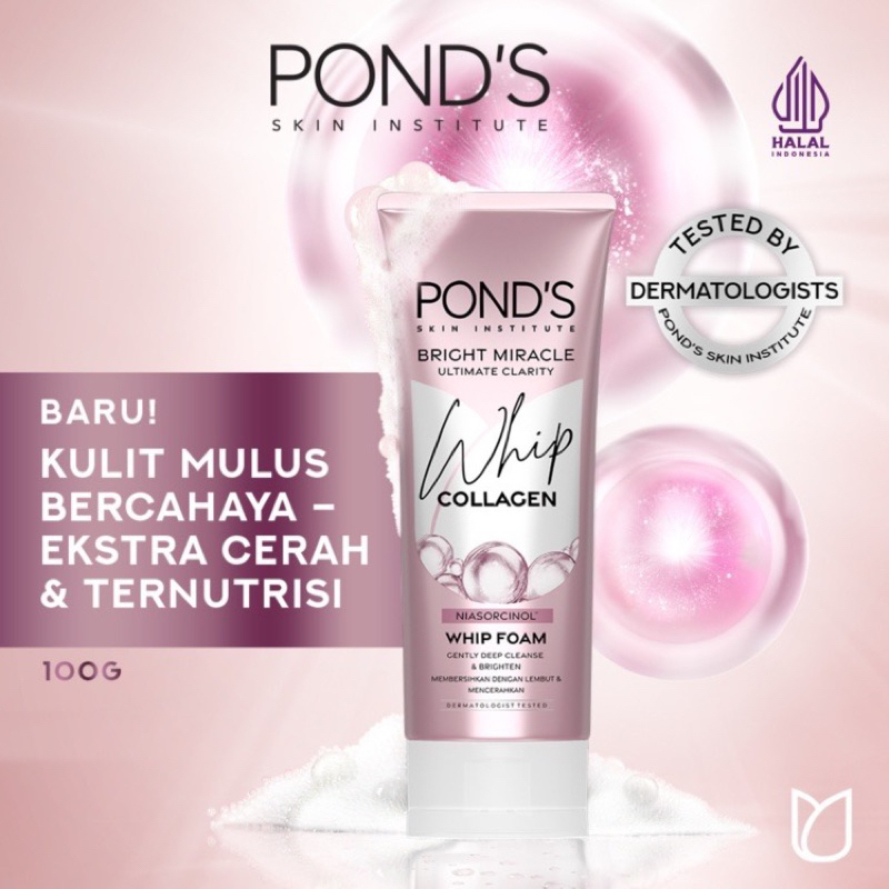 Picture of Ponds Bright Miracle Ultimate Clarity Whip Collagen Whip Foam 100ML